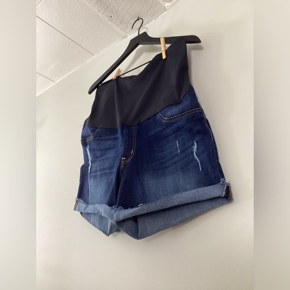 Just Black maternity jean shorts 32 - Picture 3 of 5